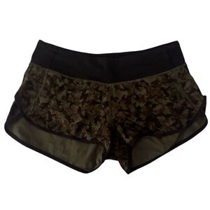 Lululemon Camo Print Women's Shorts